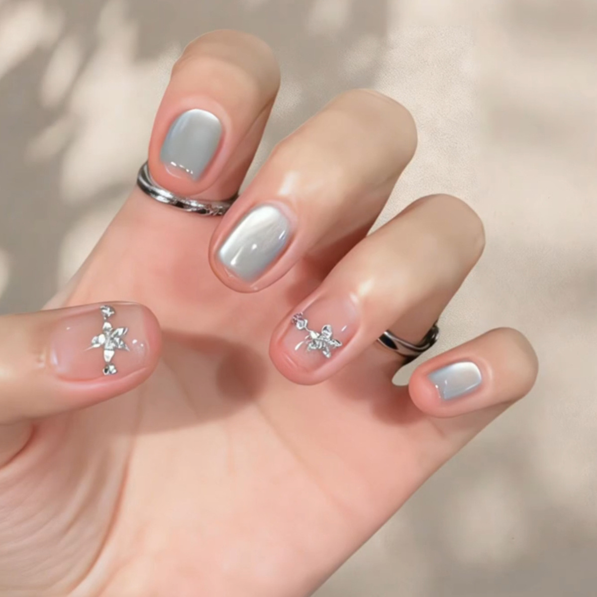 Nail Art Overlay - 24 шт. накладных ногтей с эффектом