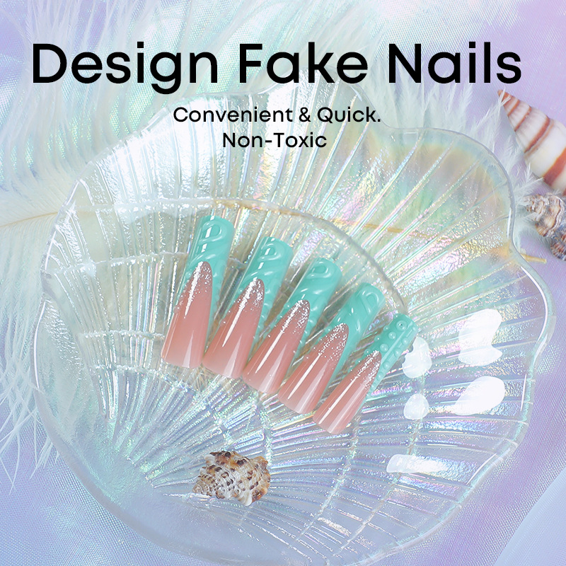 24 шт. 3D накладные ногти в фо – обзор и цена Nail Art Pink