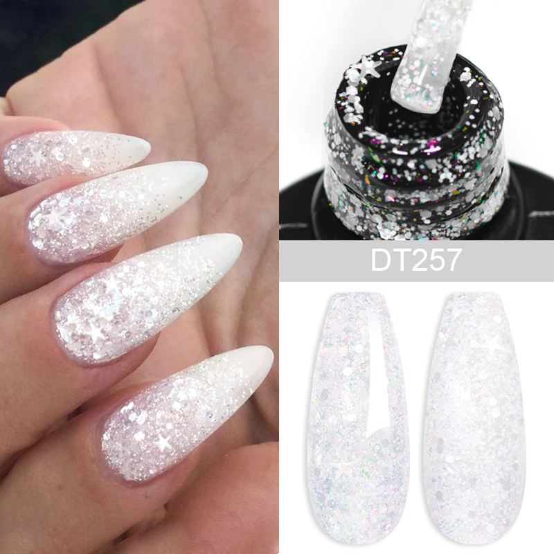 MEET ACROSS 7 мл Снежинки Блес – обзор и цена Nail Art Xmas