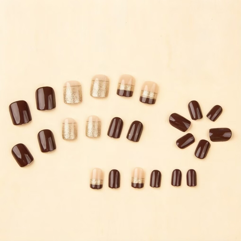 Короткие квадратные накладные  – обзор и цена Nail Art Overlay