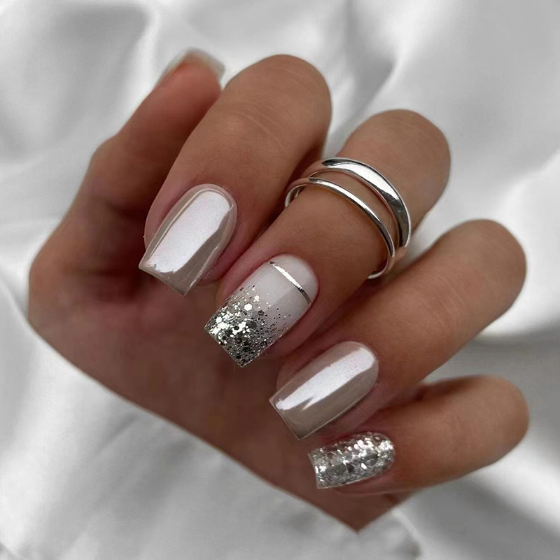 Короткие квадратные накладные  – обзор и цена Nail Art Overlay