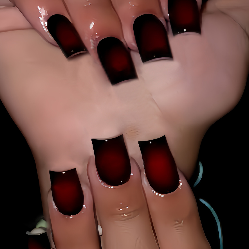 Короткие квадратные накладные  – обзор и цена Nail Art Pink