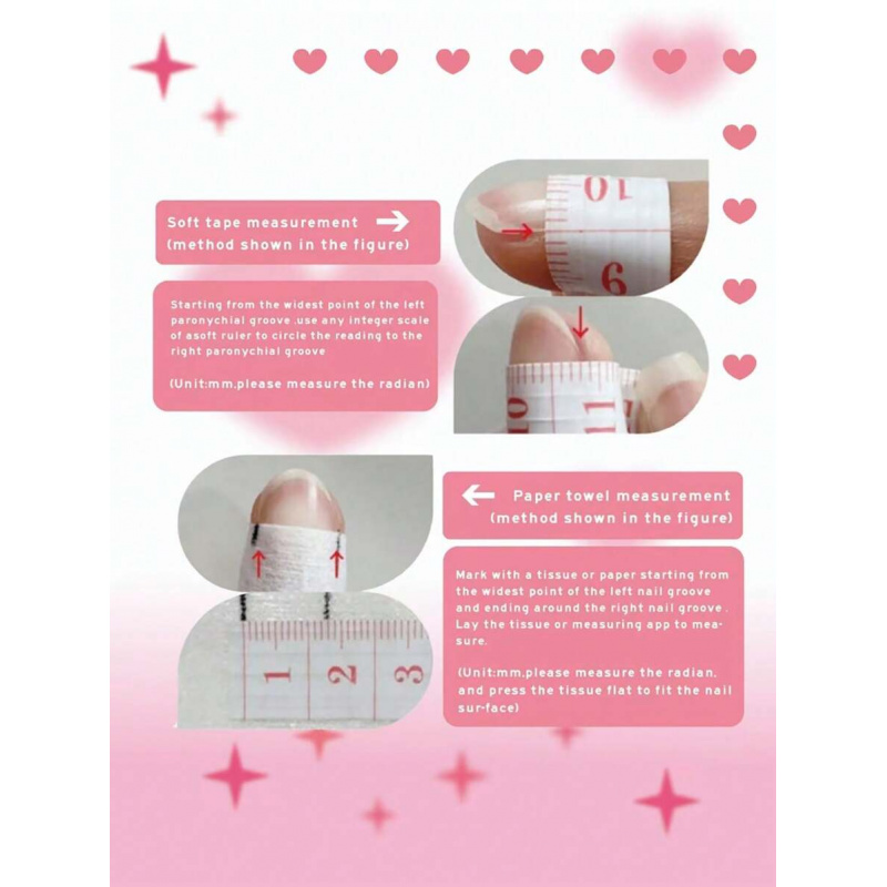 10 шт. розовых накладных ногте – обзор и цена Nail Art Pink